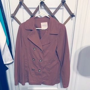 Double Breasted Brown Blazer